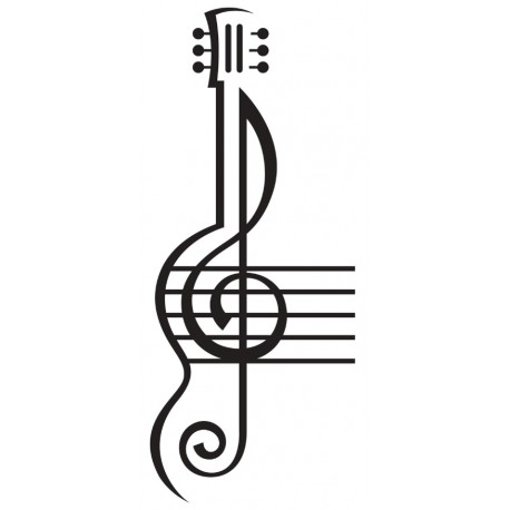 Sticker clef sol